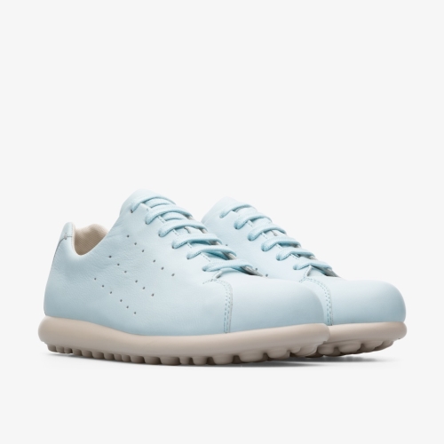 Camper Pelotas XLite Womens Sneakers US-36572 Light Blue Online Shop